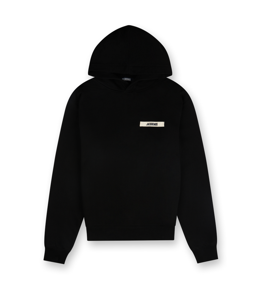 Le Hoodie Gros Grain Black