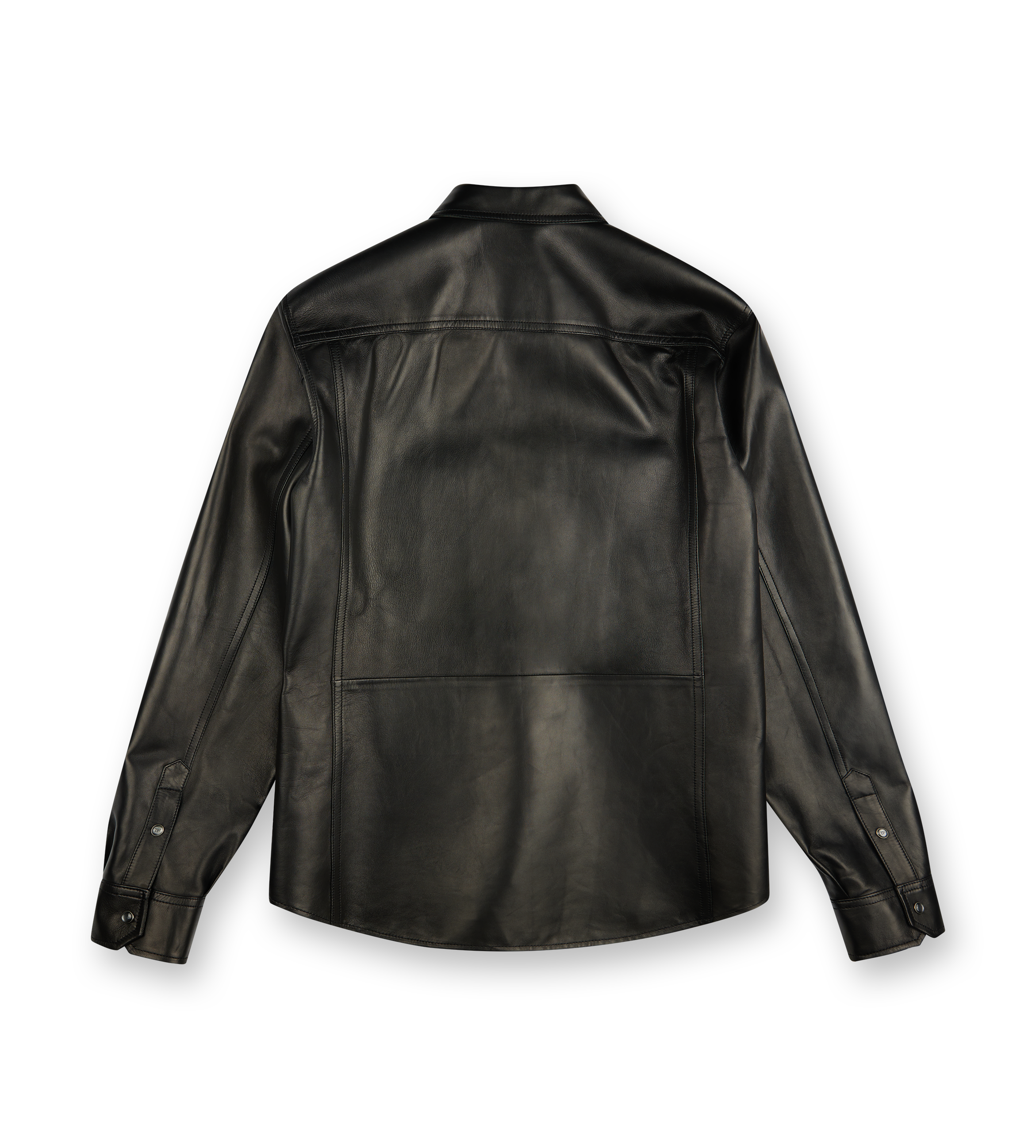 Leather Shirt Black