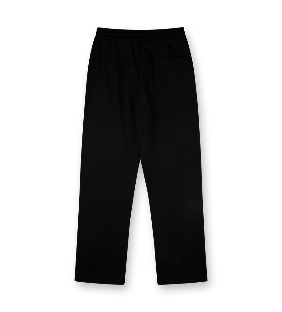 Monogram Embroidery Sweatpants Black