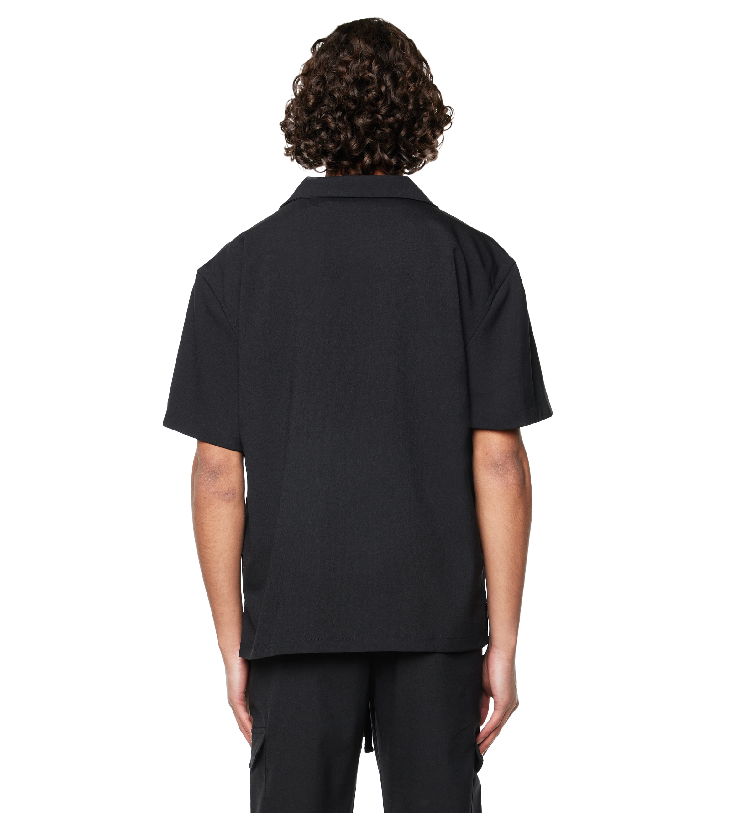 Logo Bowling Shirt Black