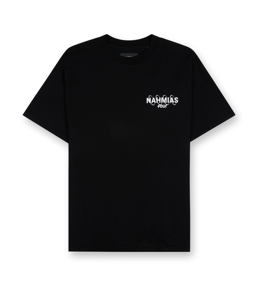 Nahmias x FOUR Flower Ring Boxy T-shirt Black