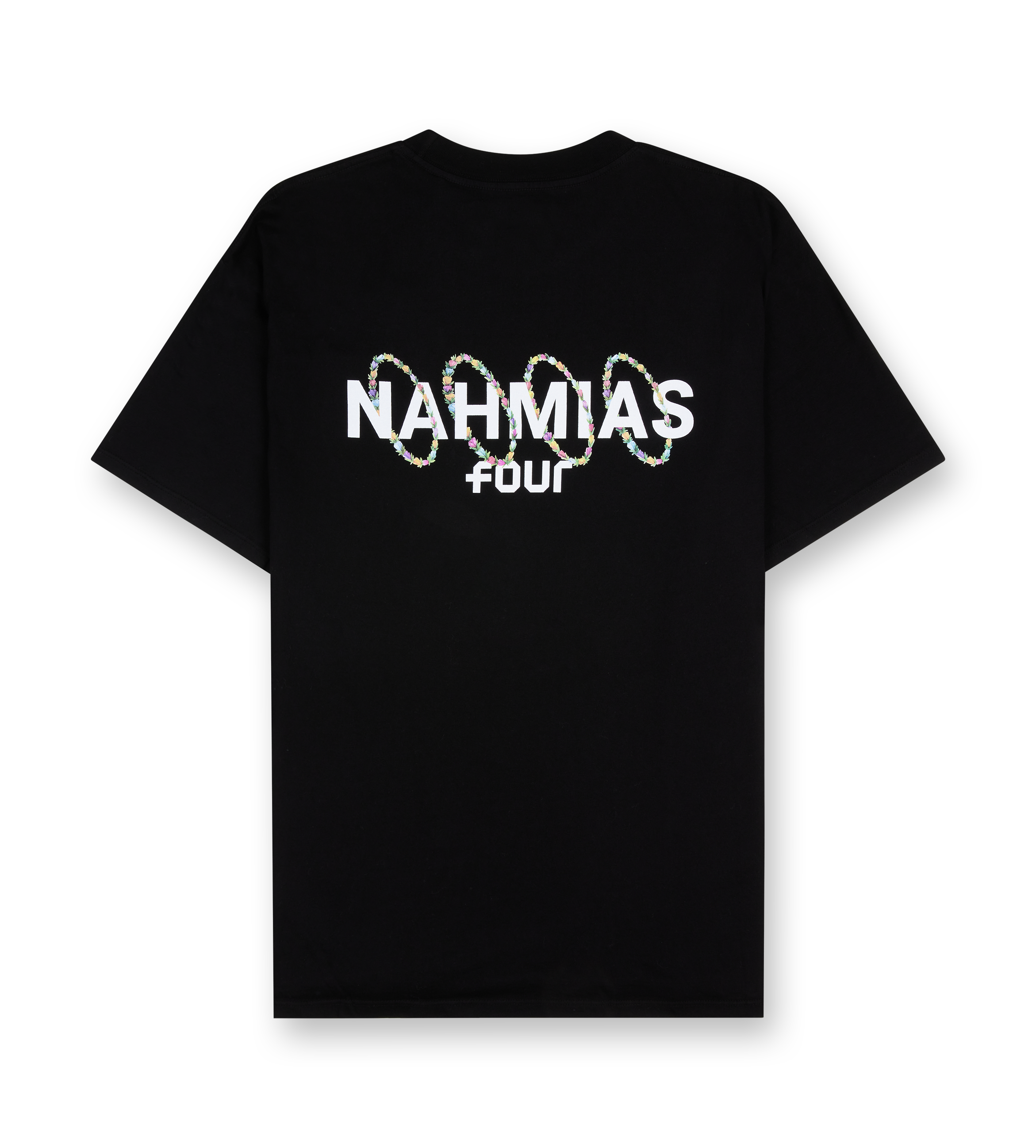 Nahmias x FOUR Flower Ring Boxy T-shirt Black