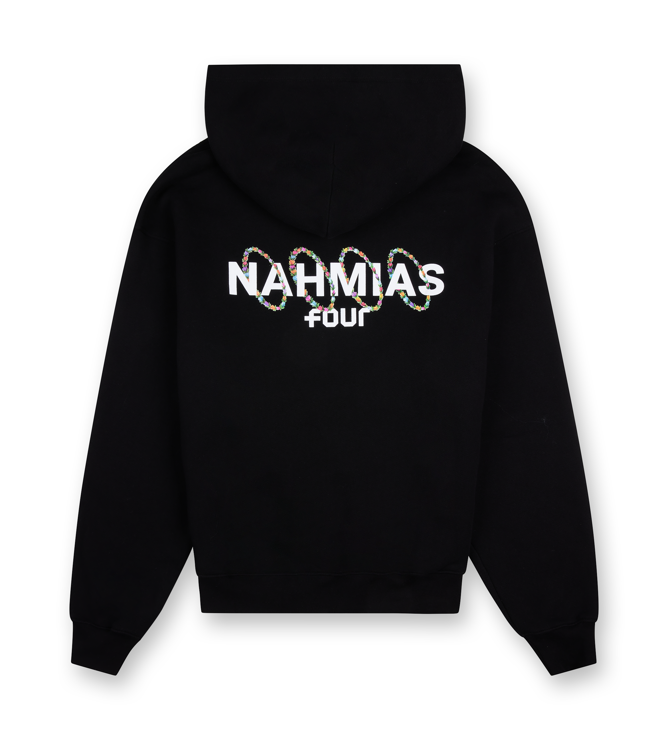 Nahmias x FOUR Flower Ring Hoodie Black