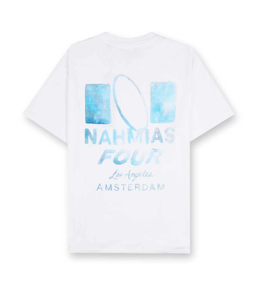 Nahmias x FOUR Logo Ring Boxy T-shirt White