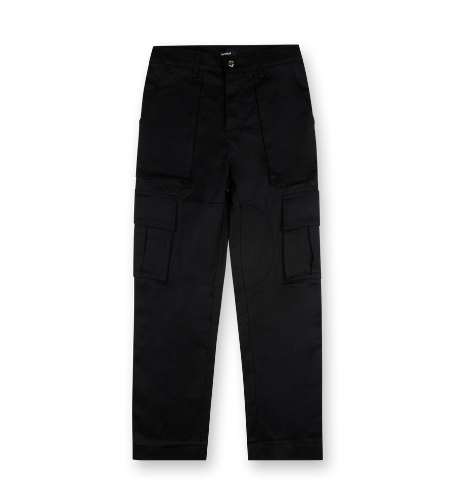 Nahmias x FOUR Canvas Logo Cargo Pant Black