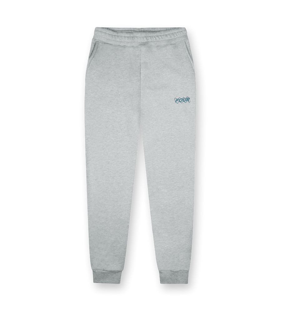 Green Circles Logo Sweatpants Grey Melange