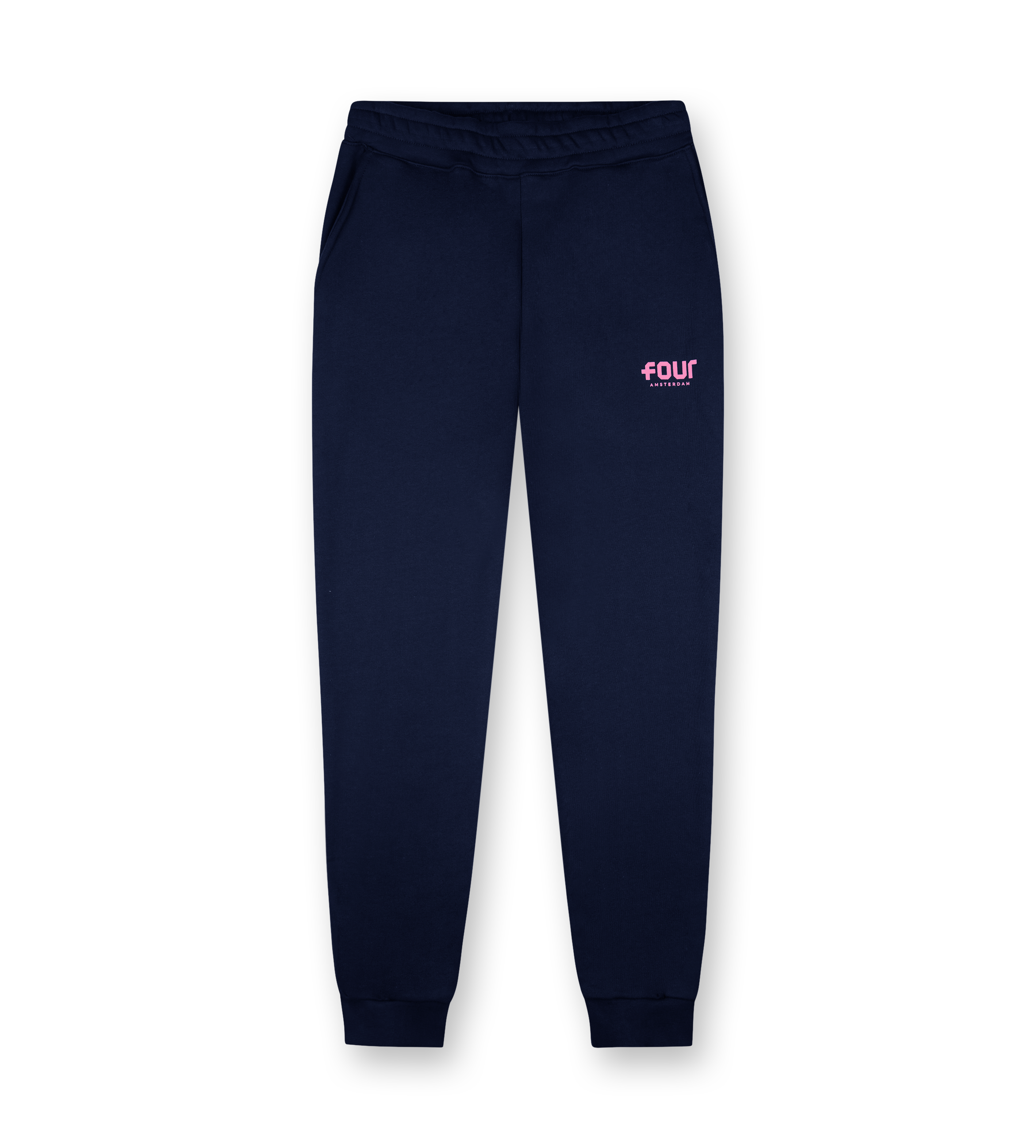 Pink Logo Sweatpants Marine Blue