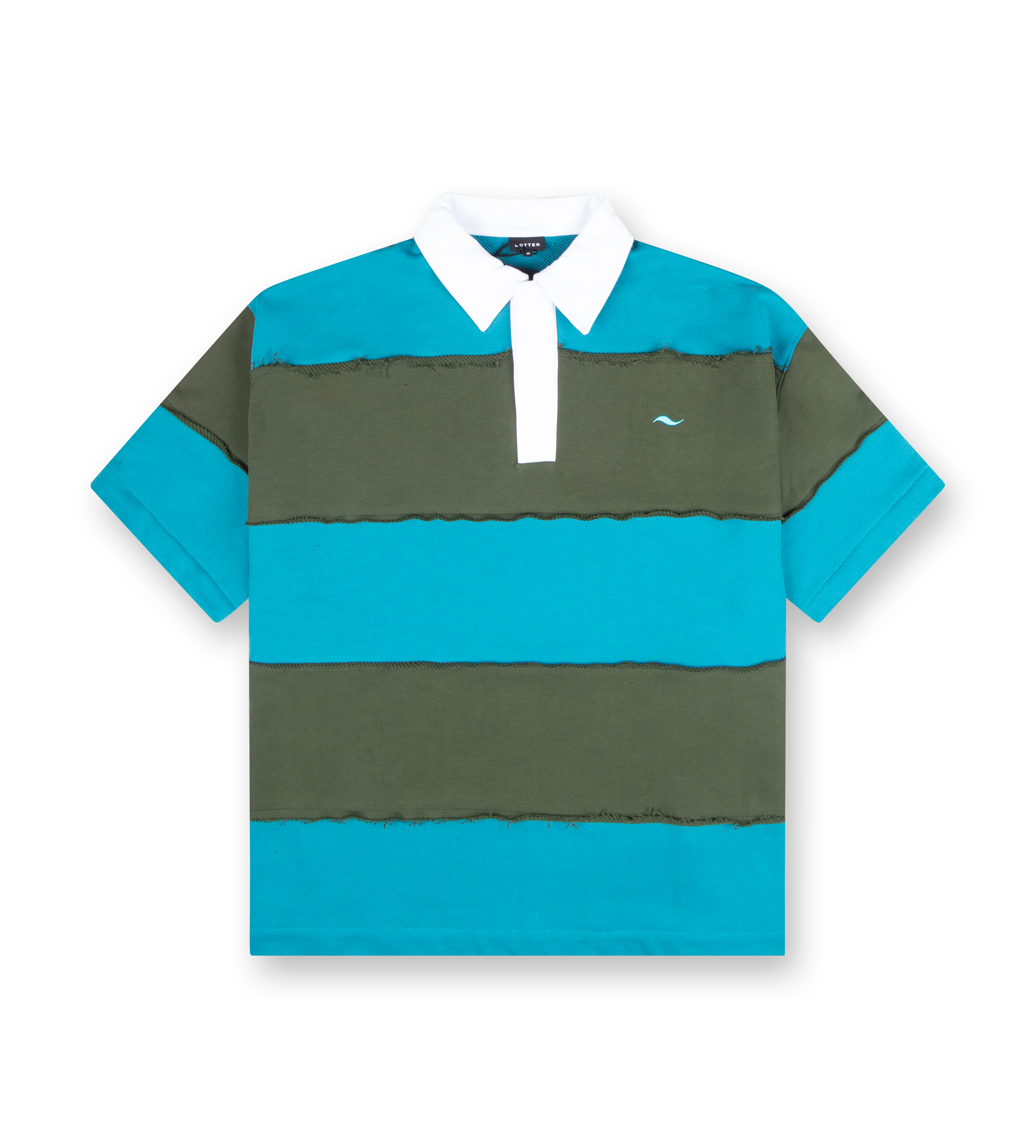 Striped Harbour Blue Polo