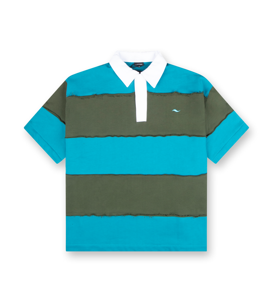 Striped Harbour Blue Polo