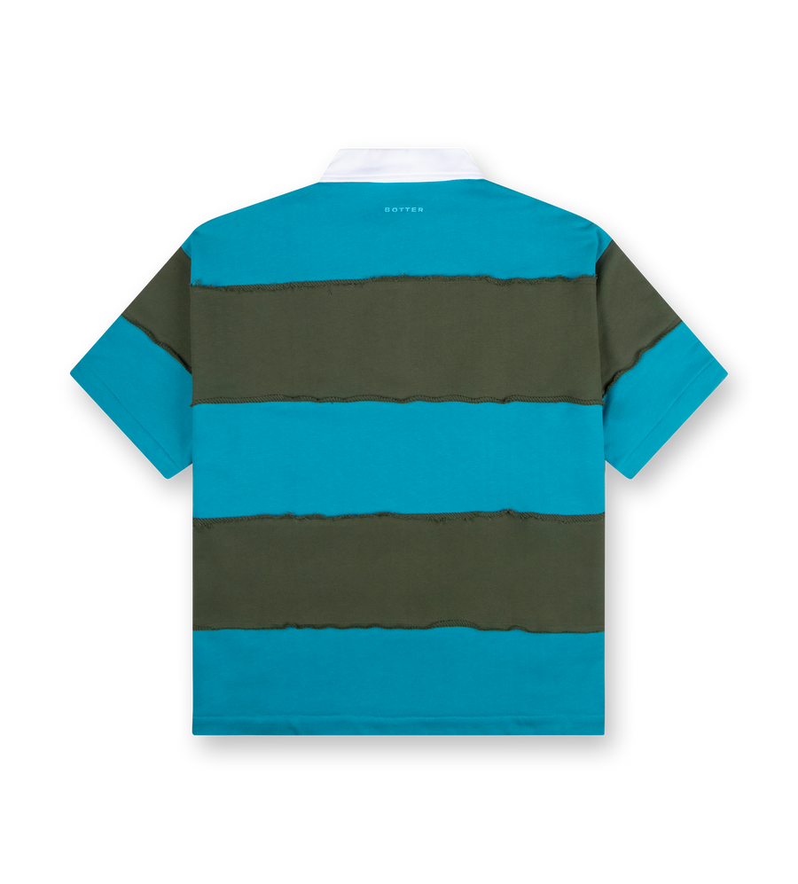 Striped Harbour Blue Polo