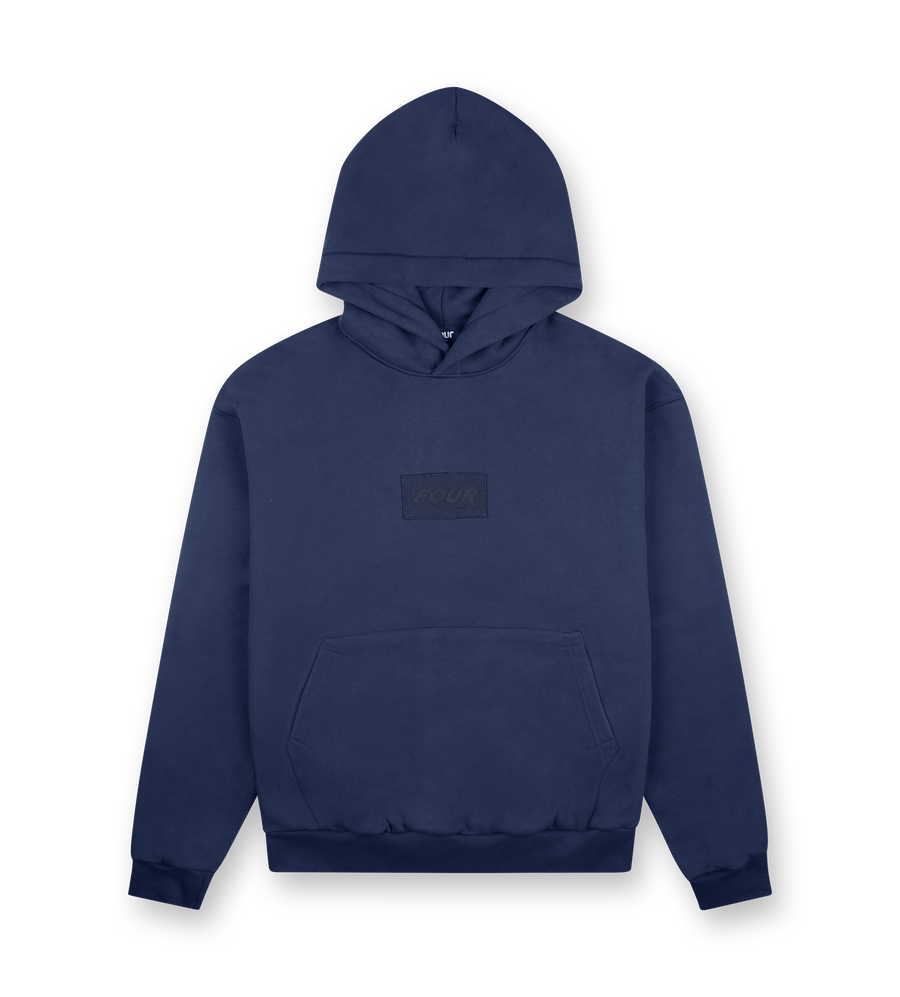 Inside Out Regular Hoodie Marine Blue