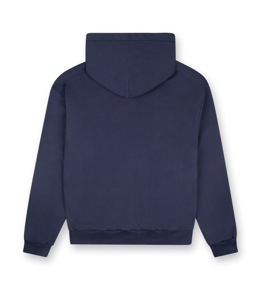 Inside Out Regular Hoodie Marine Blue