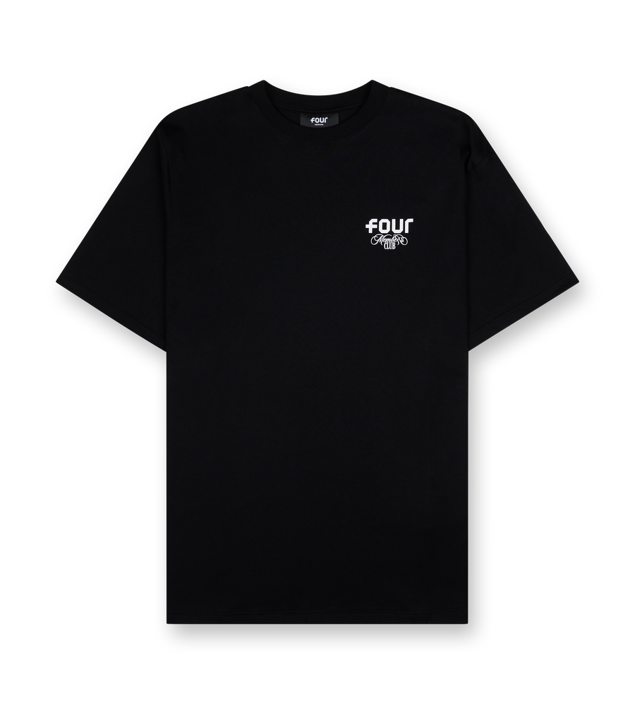 T-shirt Members Club Jet Black