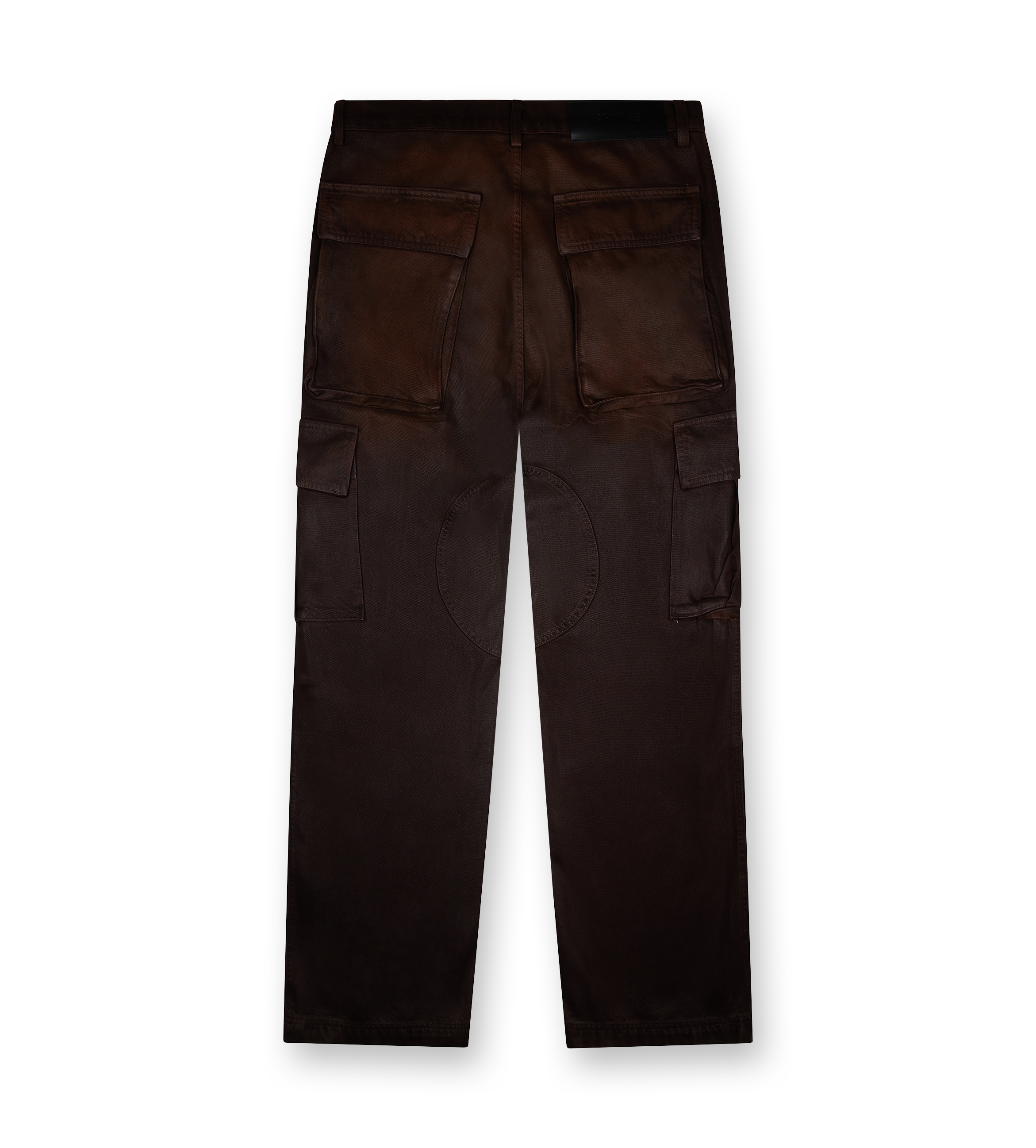 Waxed Denim Logo Cargo Pant