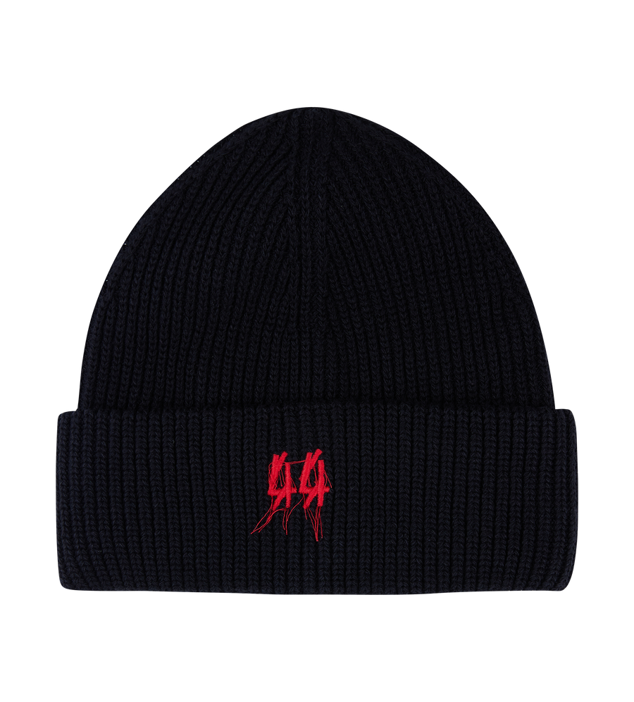 Black Red Beanie