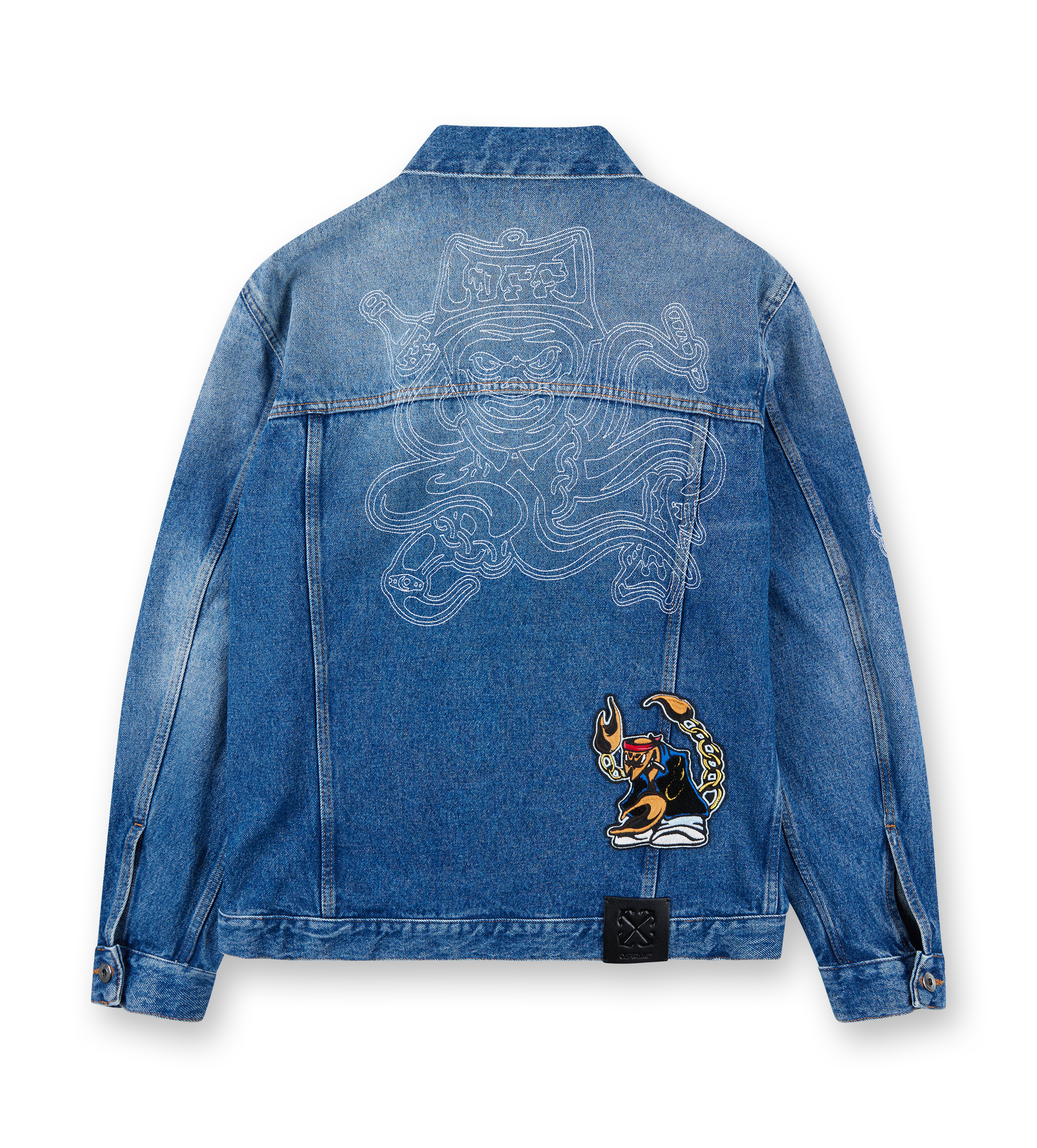 Character Skate Denim Jacket Baby Blue