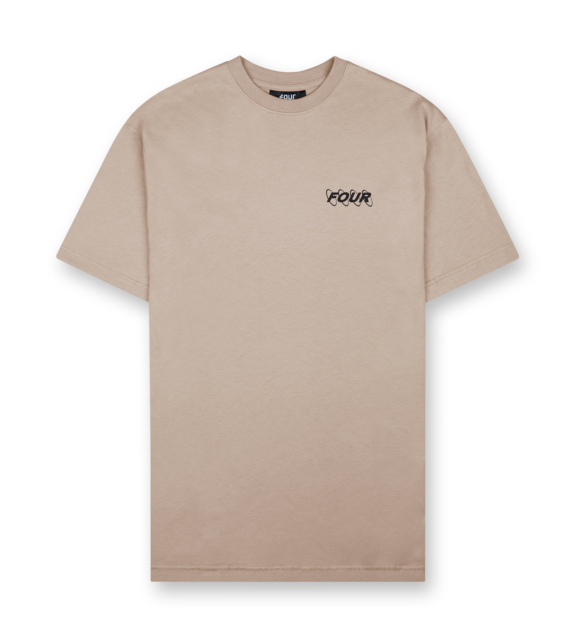 Circles Logo T-shirt Vintage Khaki