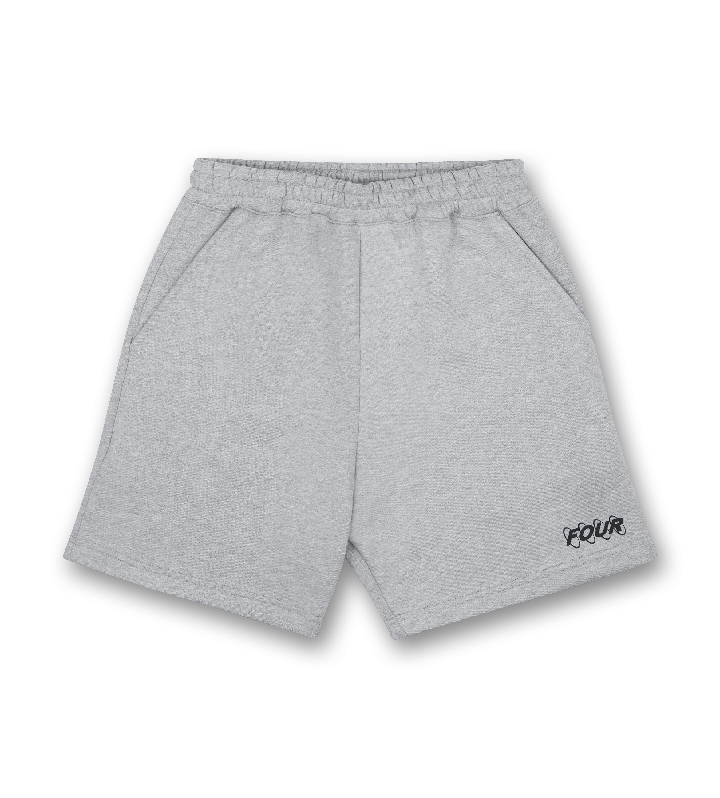 Circles Logo Shorts Grey