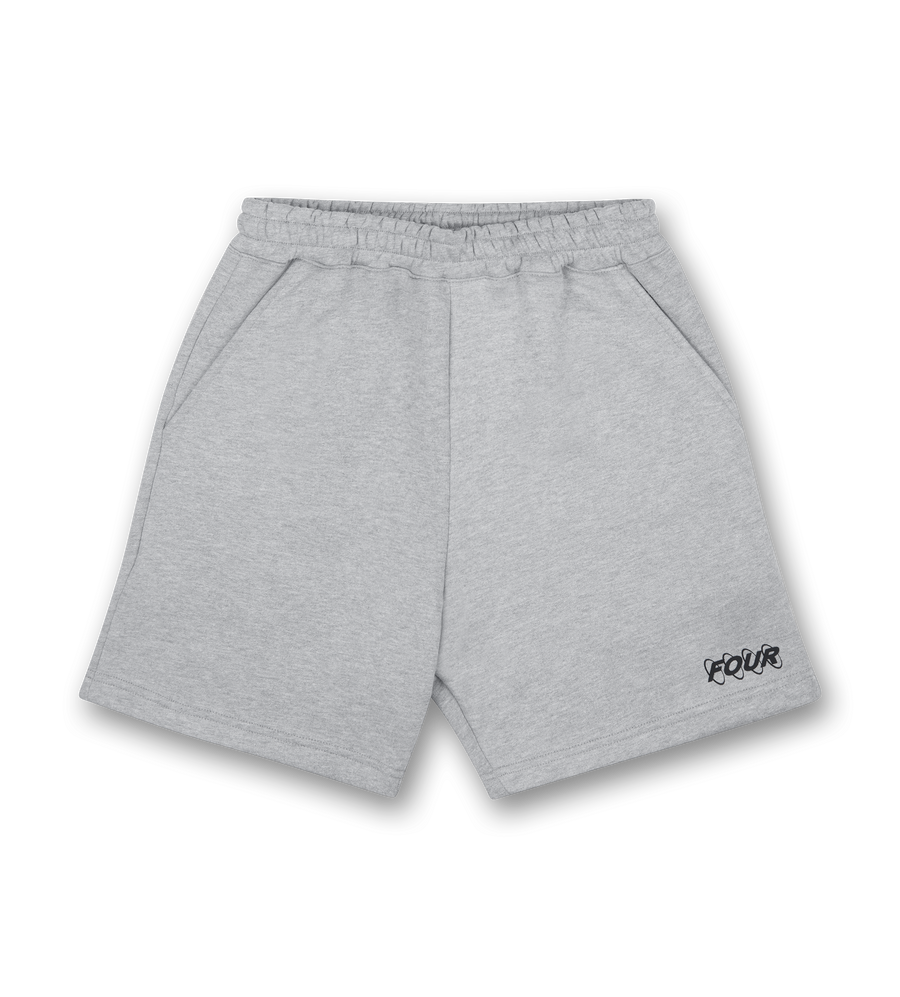 Circles Logo Shorts Grey