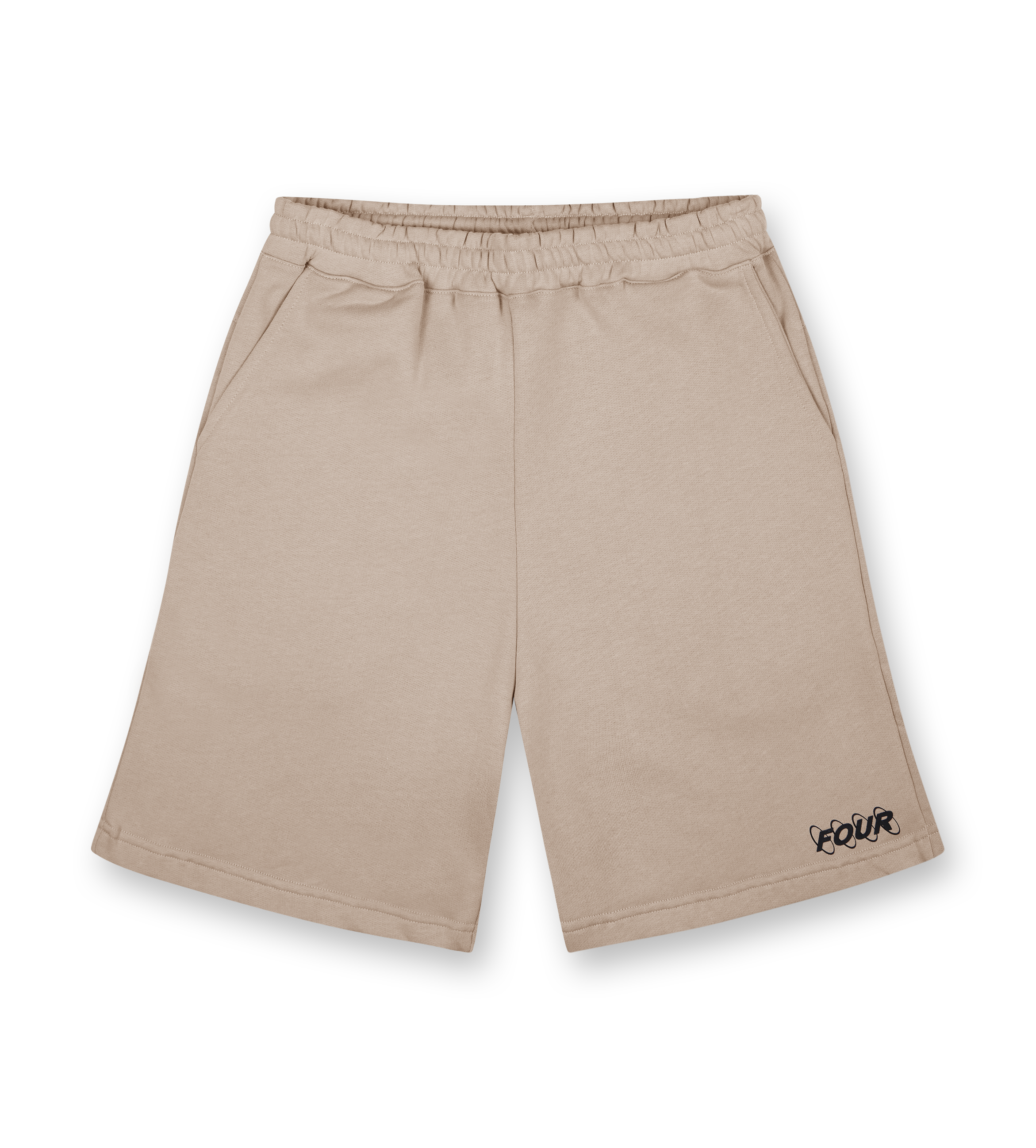 Circles Logo Shorts Vintage Khaki