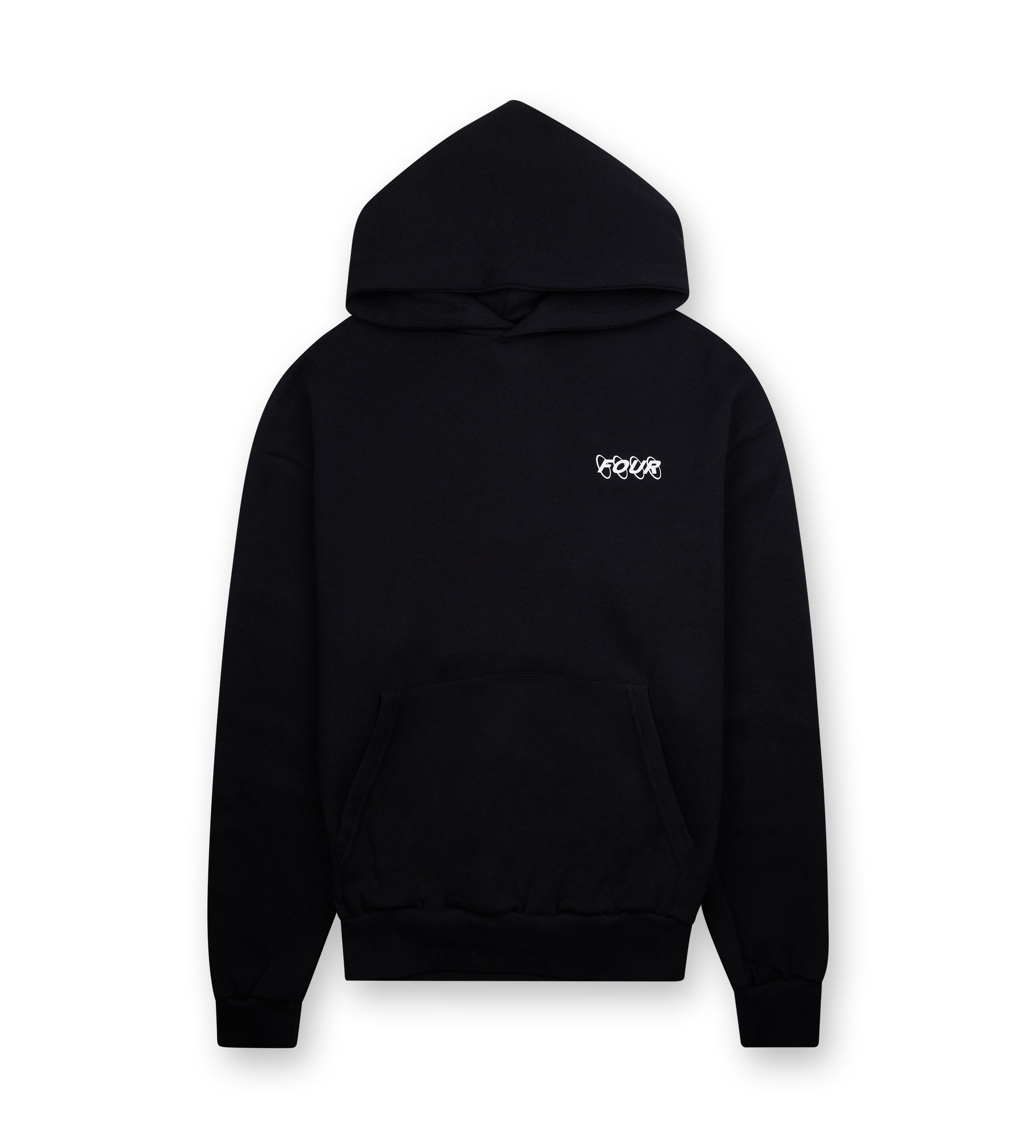 Circles Logo Hoodie Black