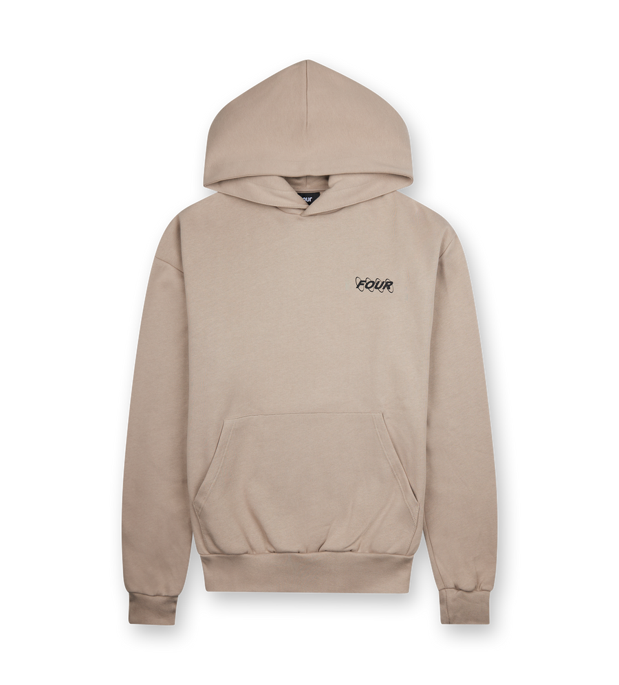 Circles Logo Hoodie Vintage Khaki