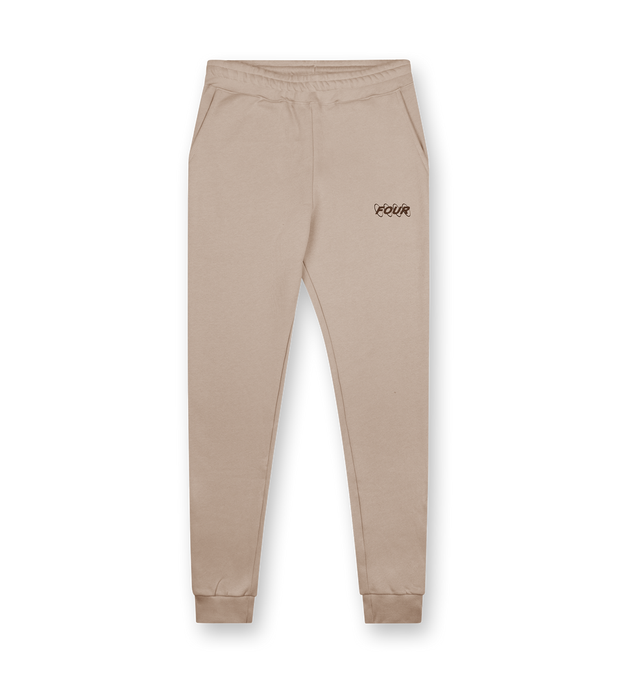 Circles Logo Sweatpants Vintage Khaki