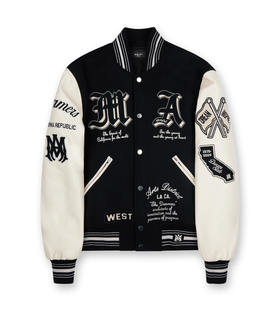 Dream Team Varsity Jacket Black