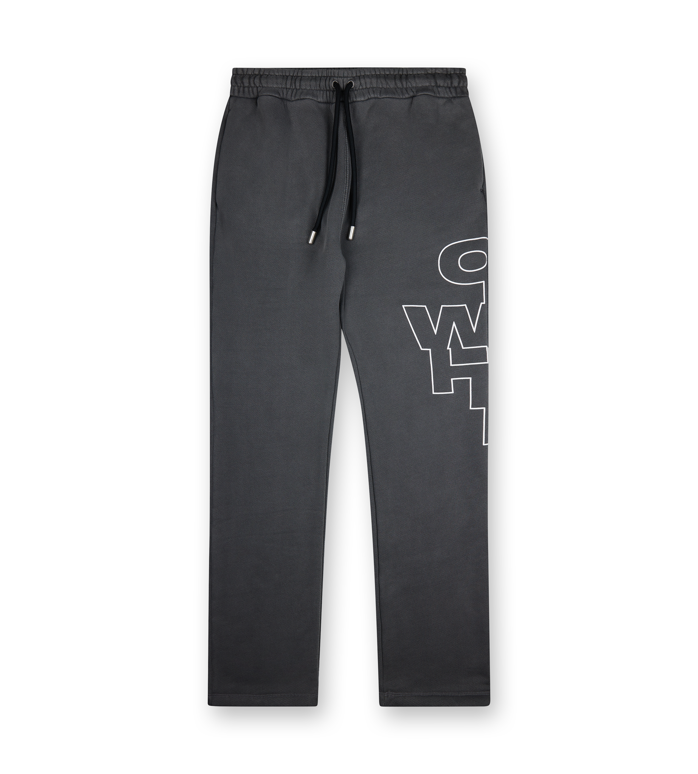 Sweatpants with Logo Print Grey