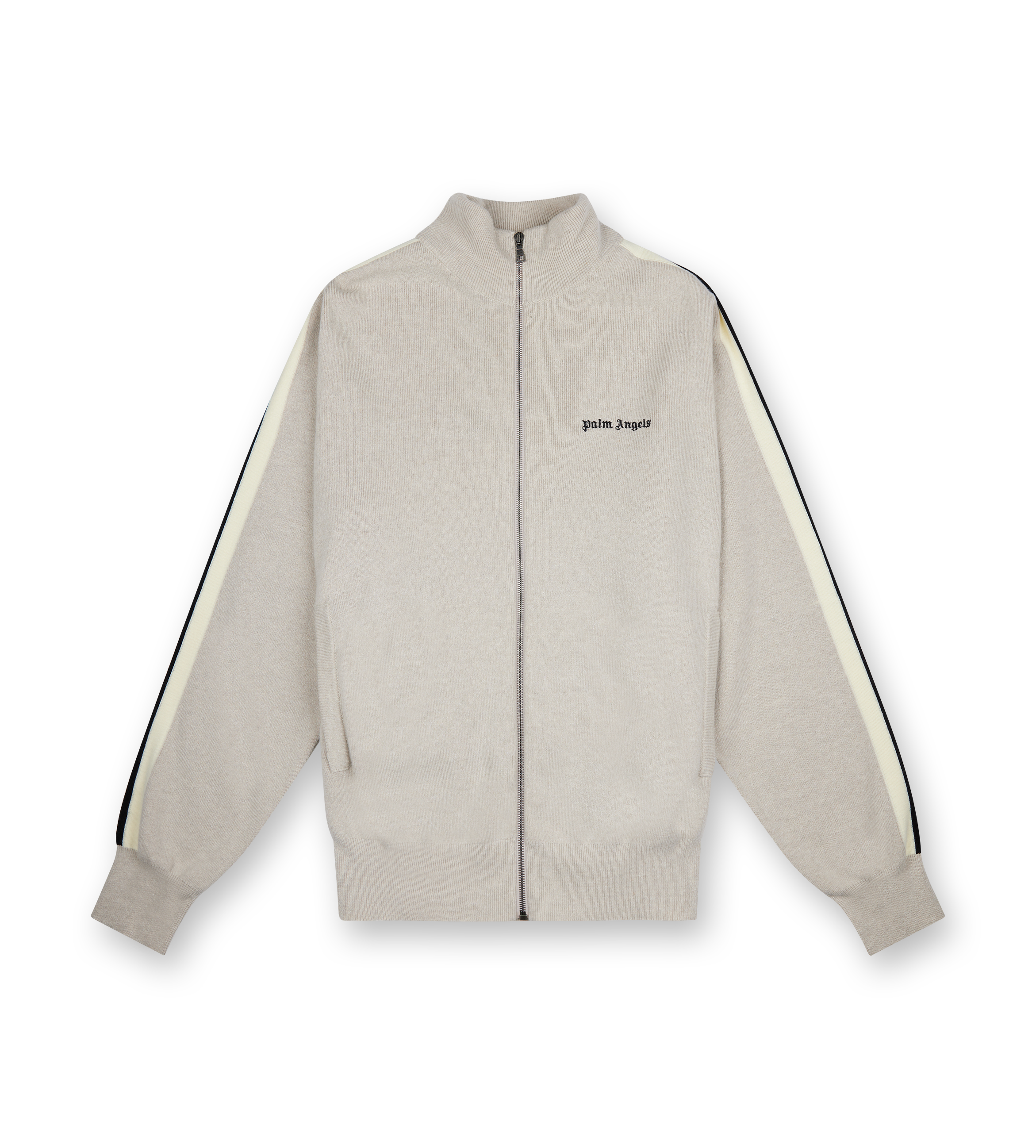 Classic Logo Knit Trackjacket Light Beige