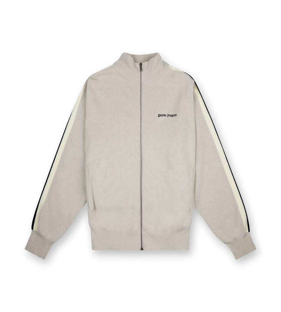 Classic Logo Knit Trackjacket Light Beige