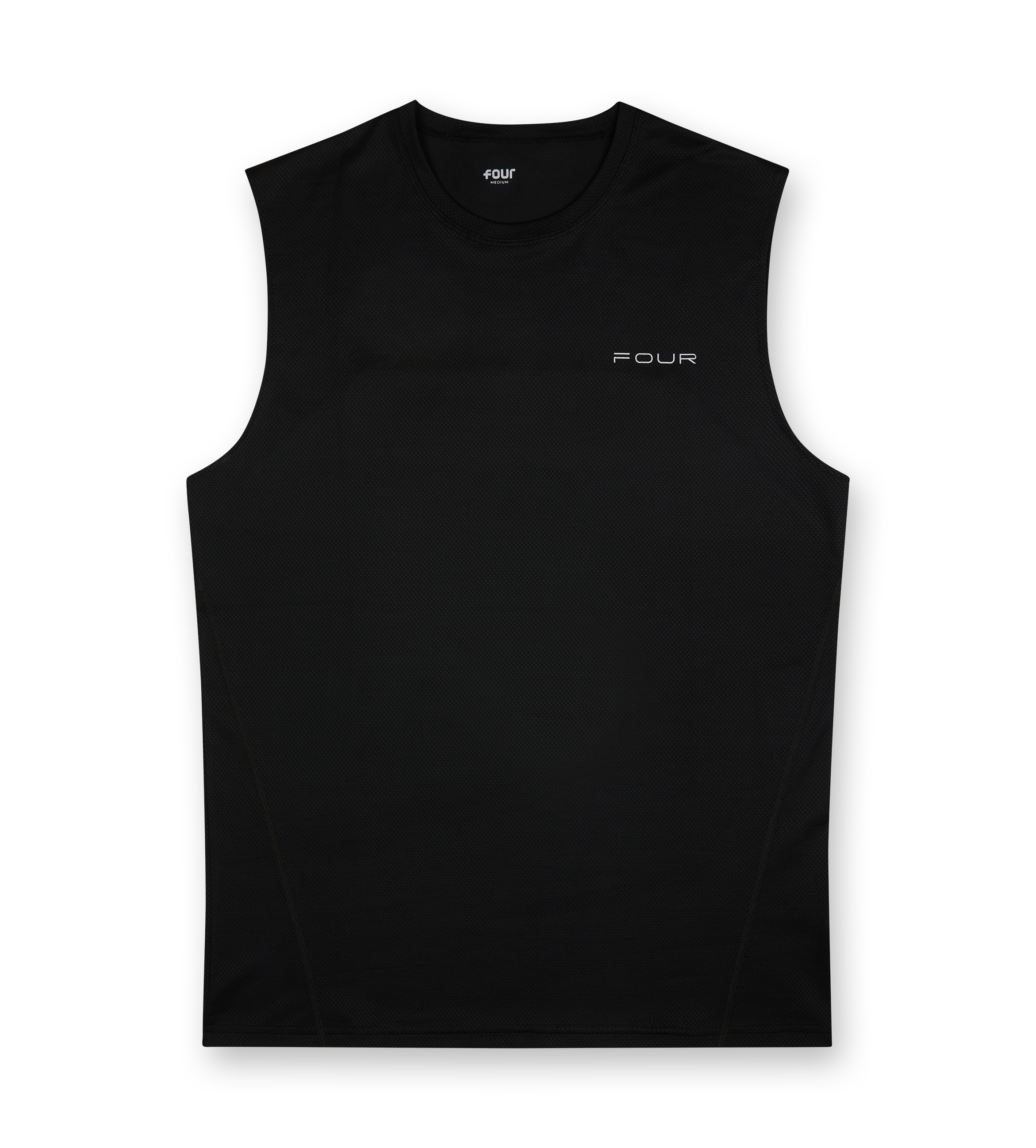 Sportswear Reflective Tank top Black