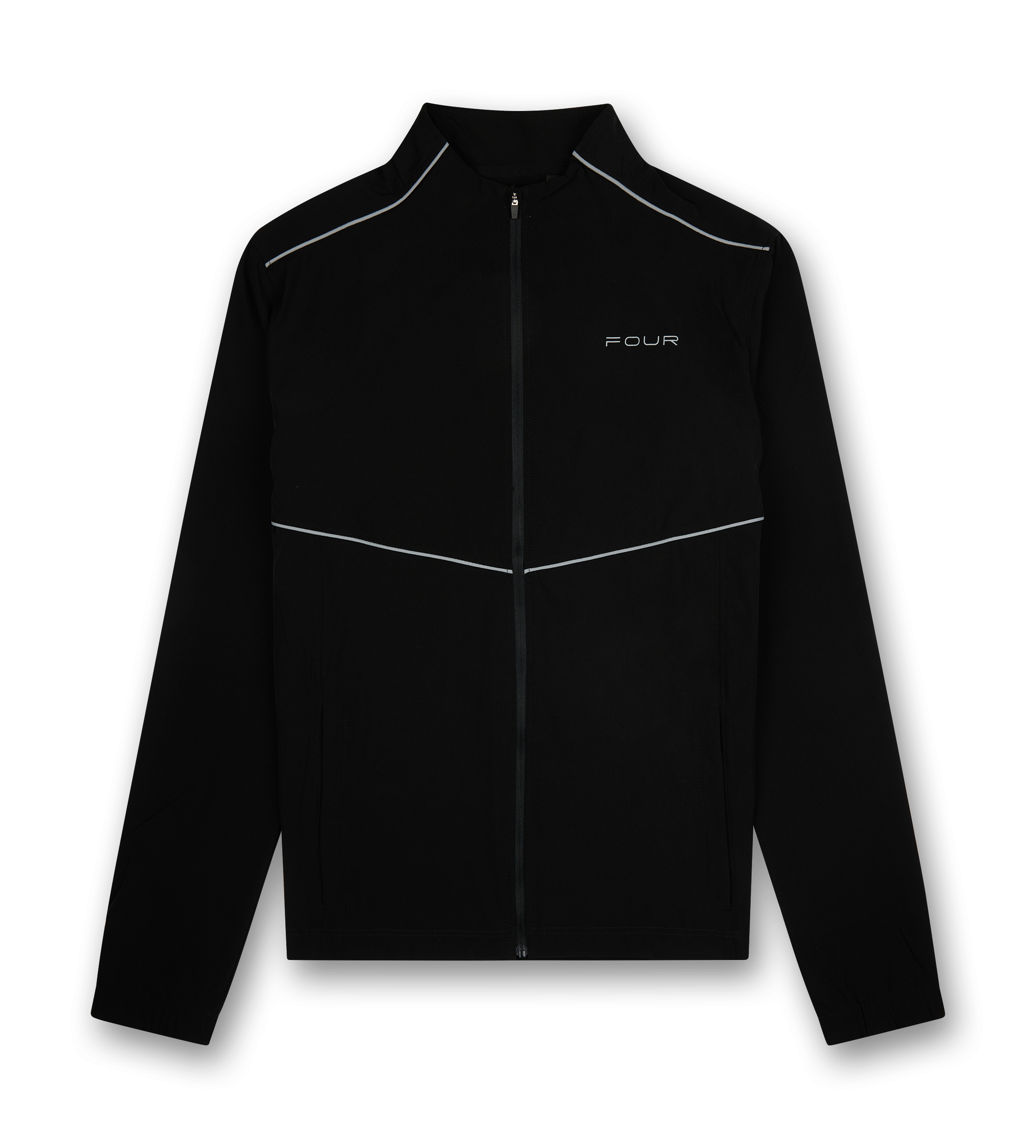 Sportswear Reflective Track Jacket Black