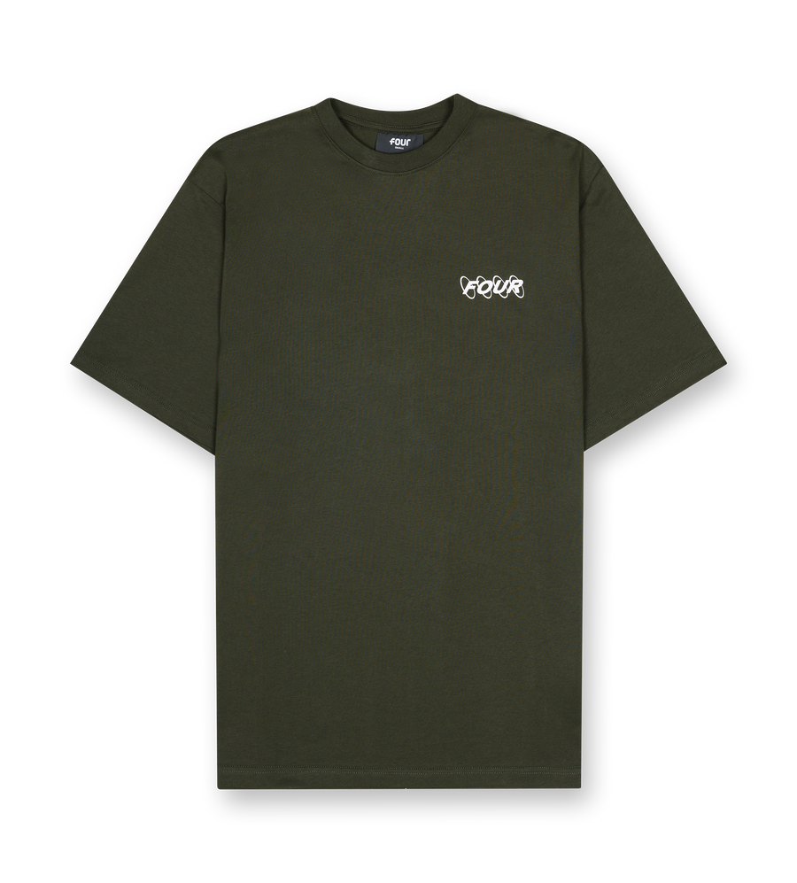 Circles Logo T-shirt Army Green