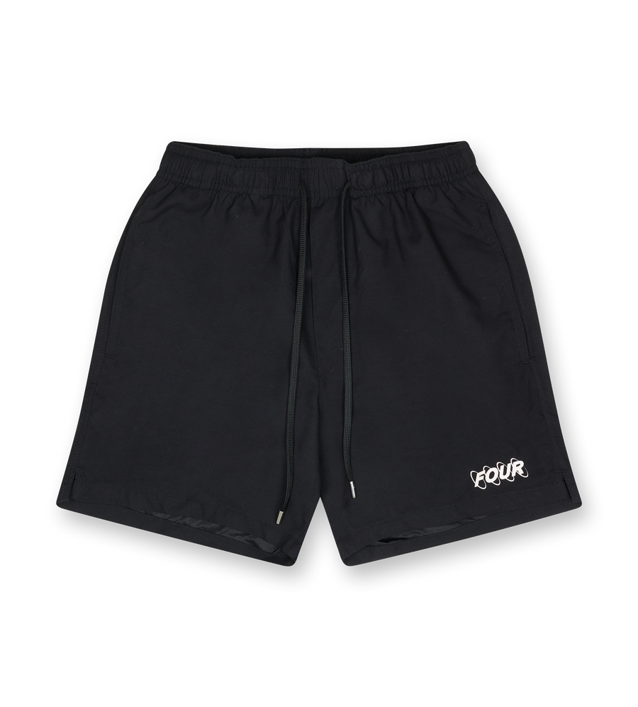 Circles Swim Shorts Black/ White