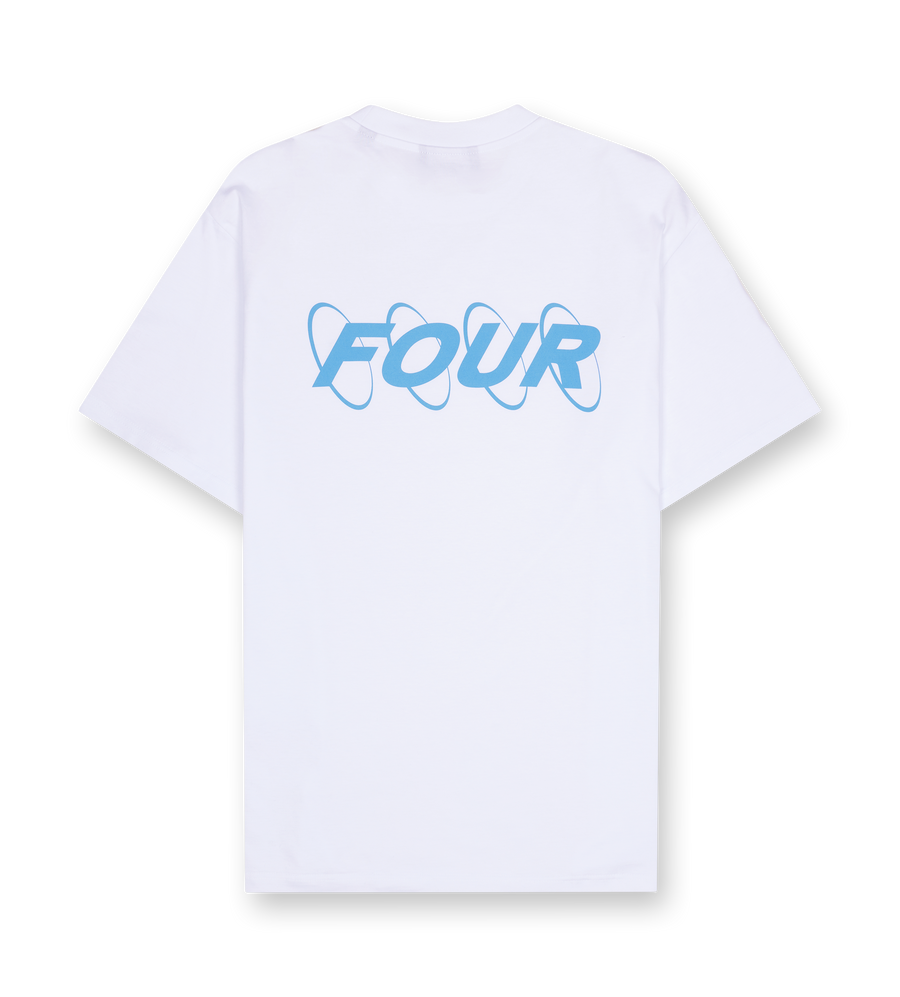 Circles Logo T-shirt White/ Ebb & Flow