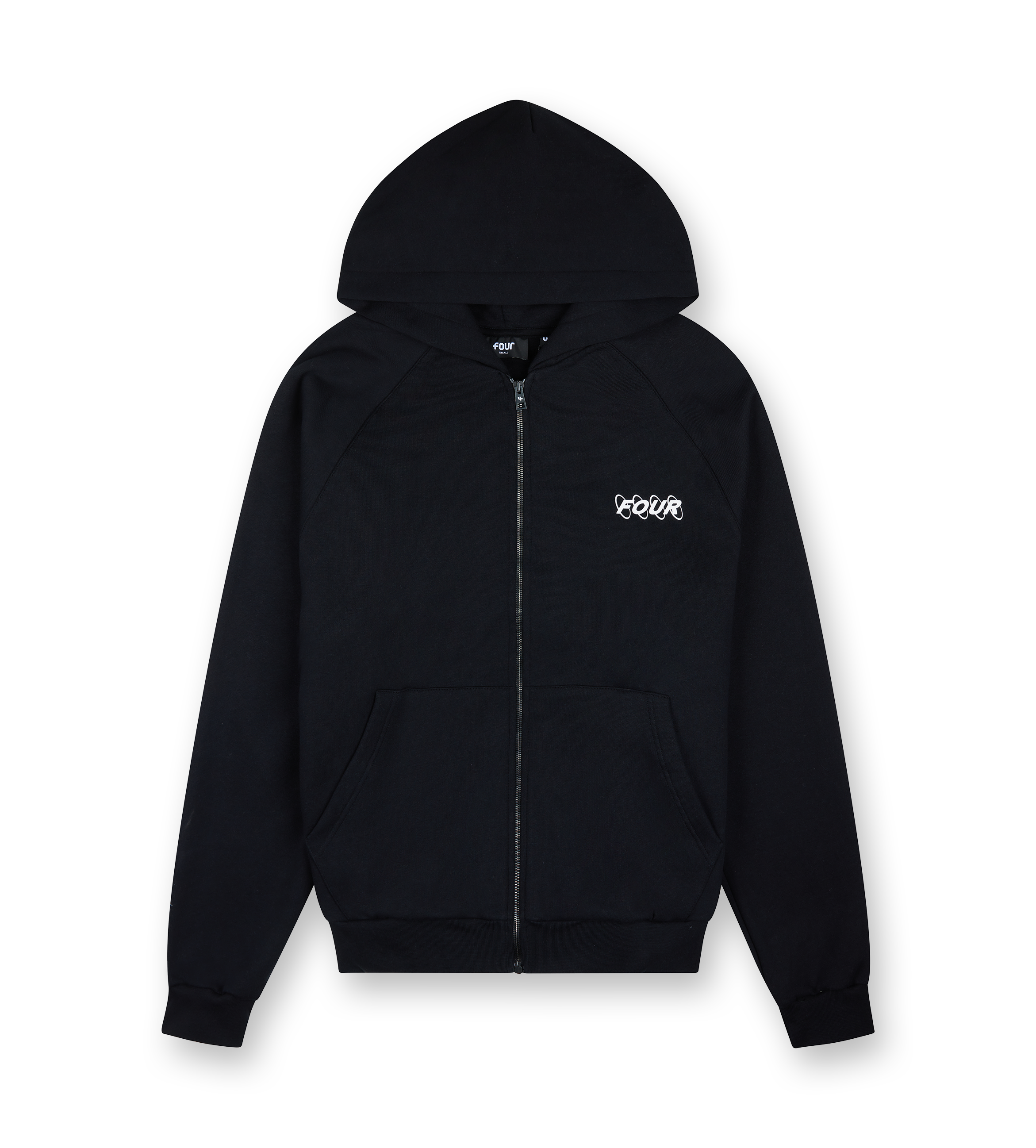 Circles Logo Zip Up Vest Black