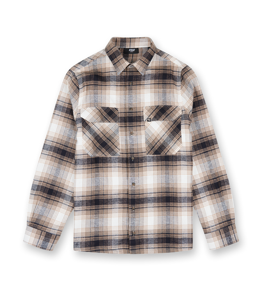 Flannel Beige/Black Mix