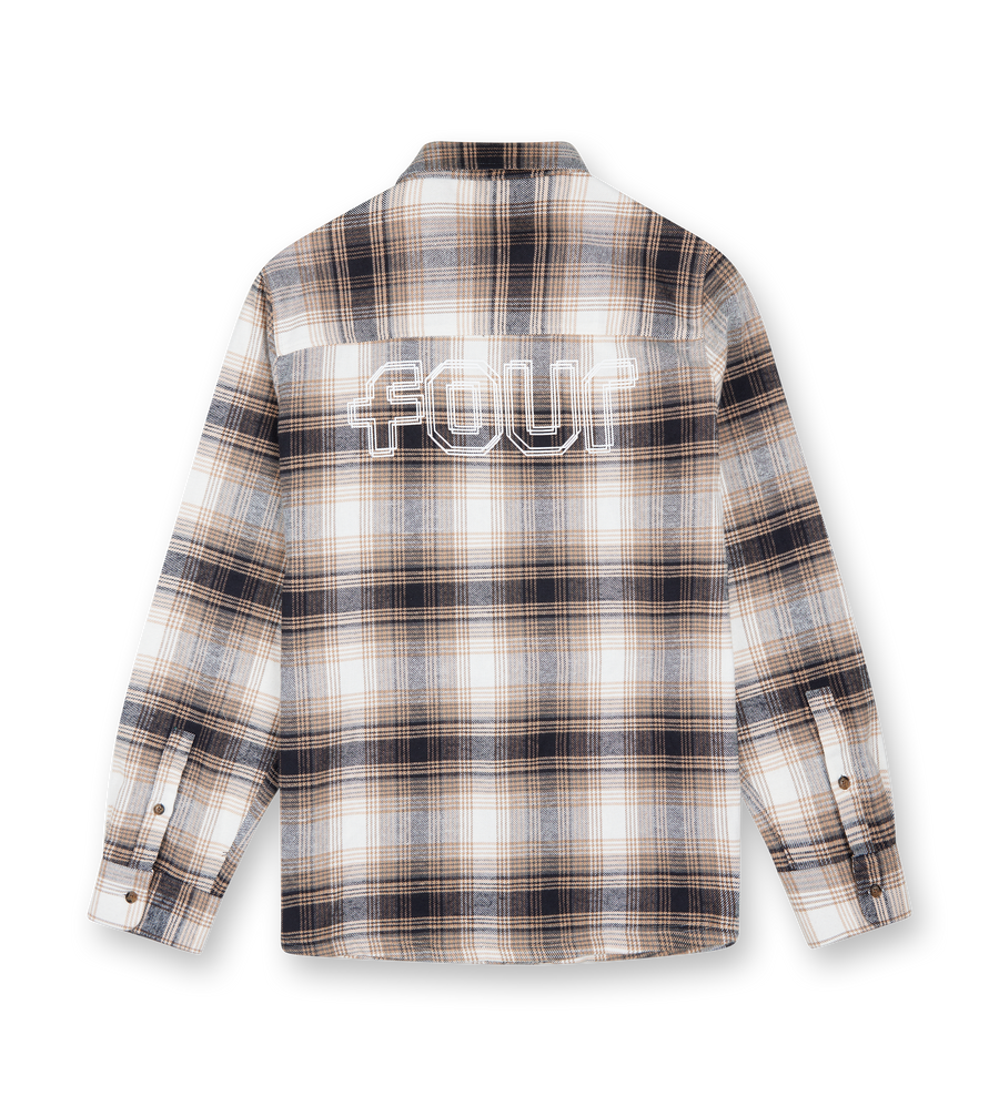 Flannel Beige/Black Mix