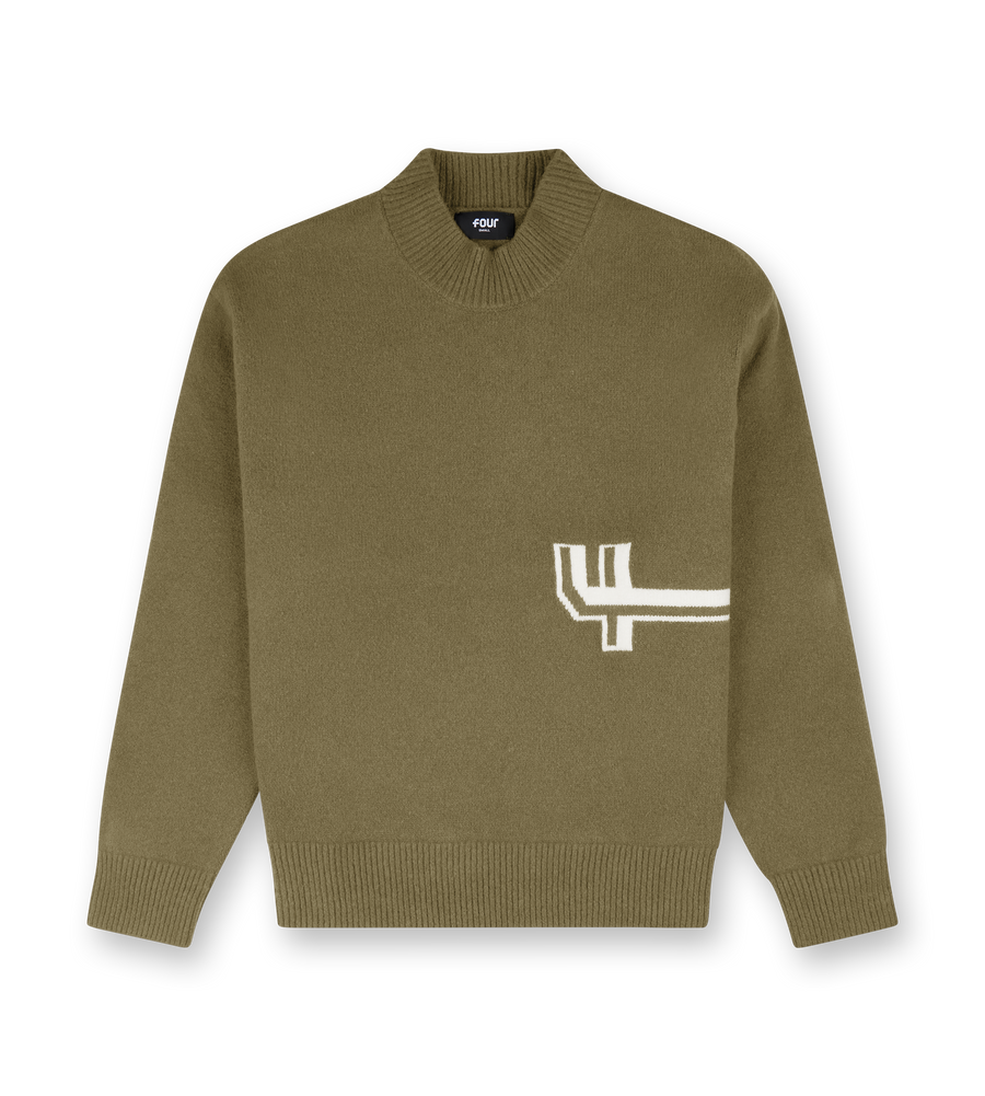 Knitted Crewneck Tea Leaf