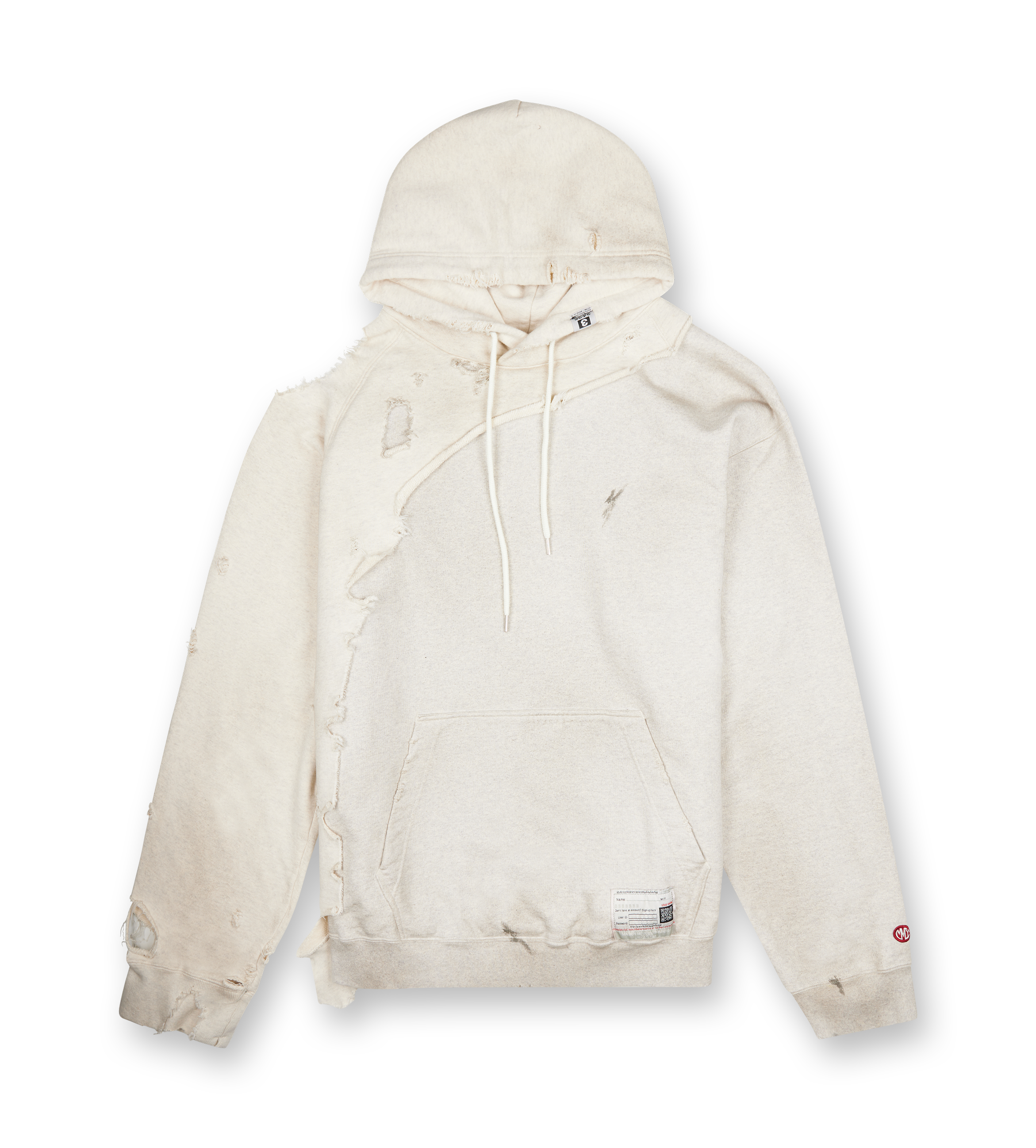 Layered Hoodie White