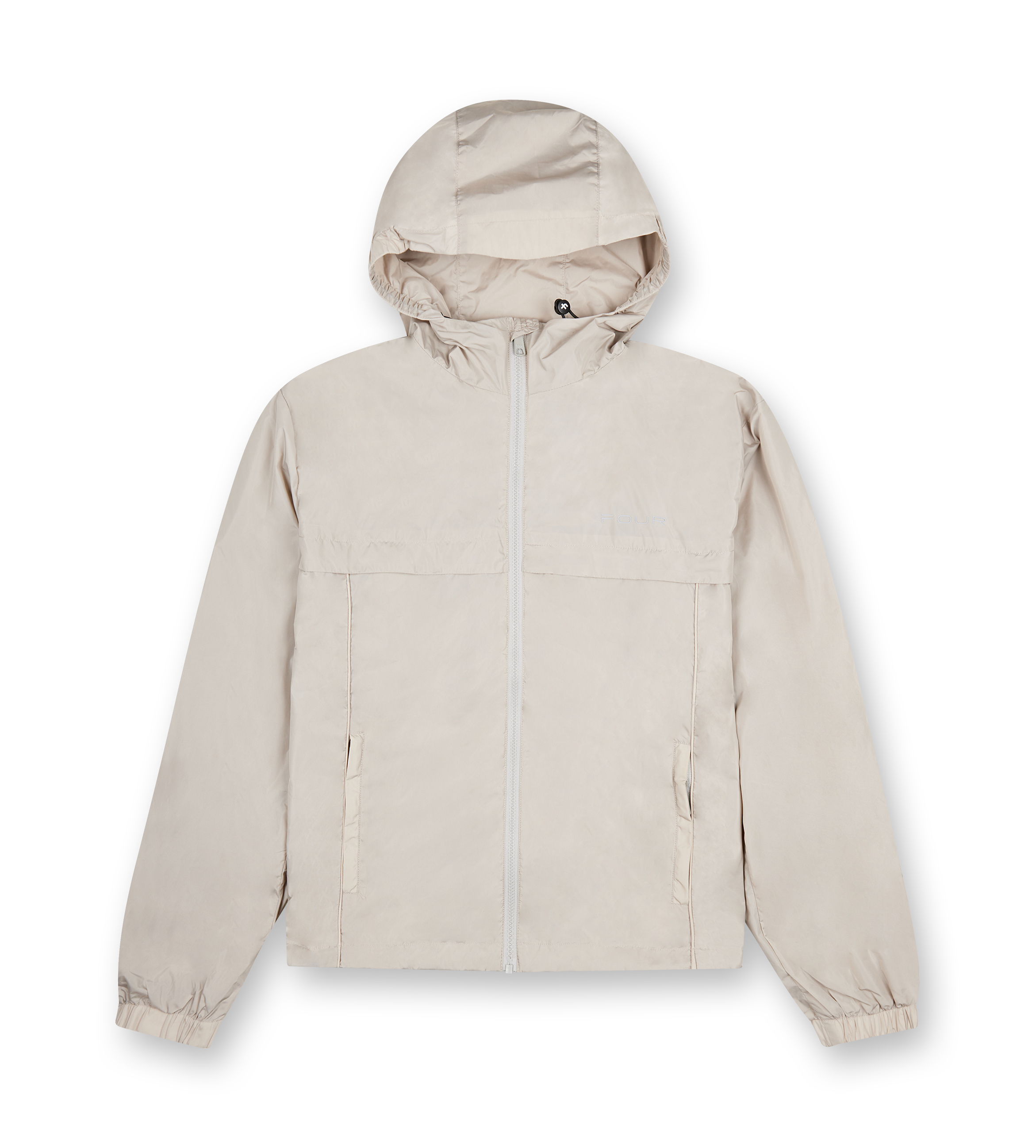 Sport Windbreaker Nylon Jacket Mushroom Grey