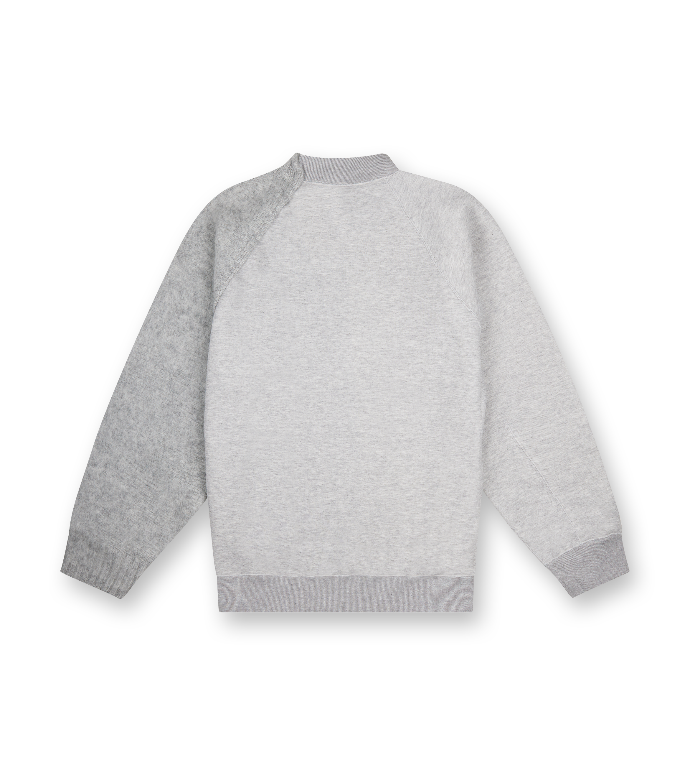 Knit Blouson Light Gray