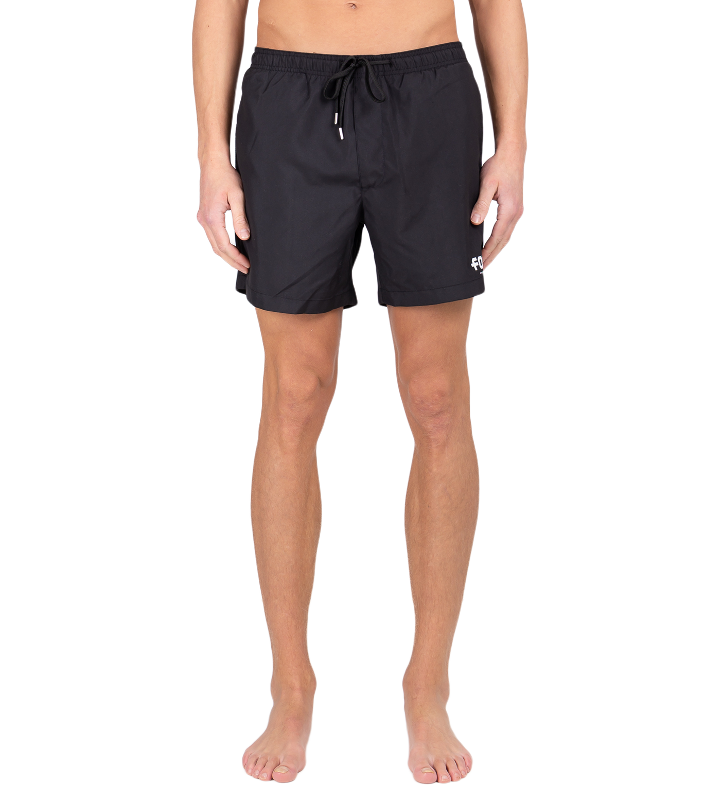 Logo Swim Shorts Black