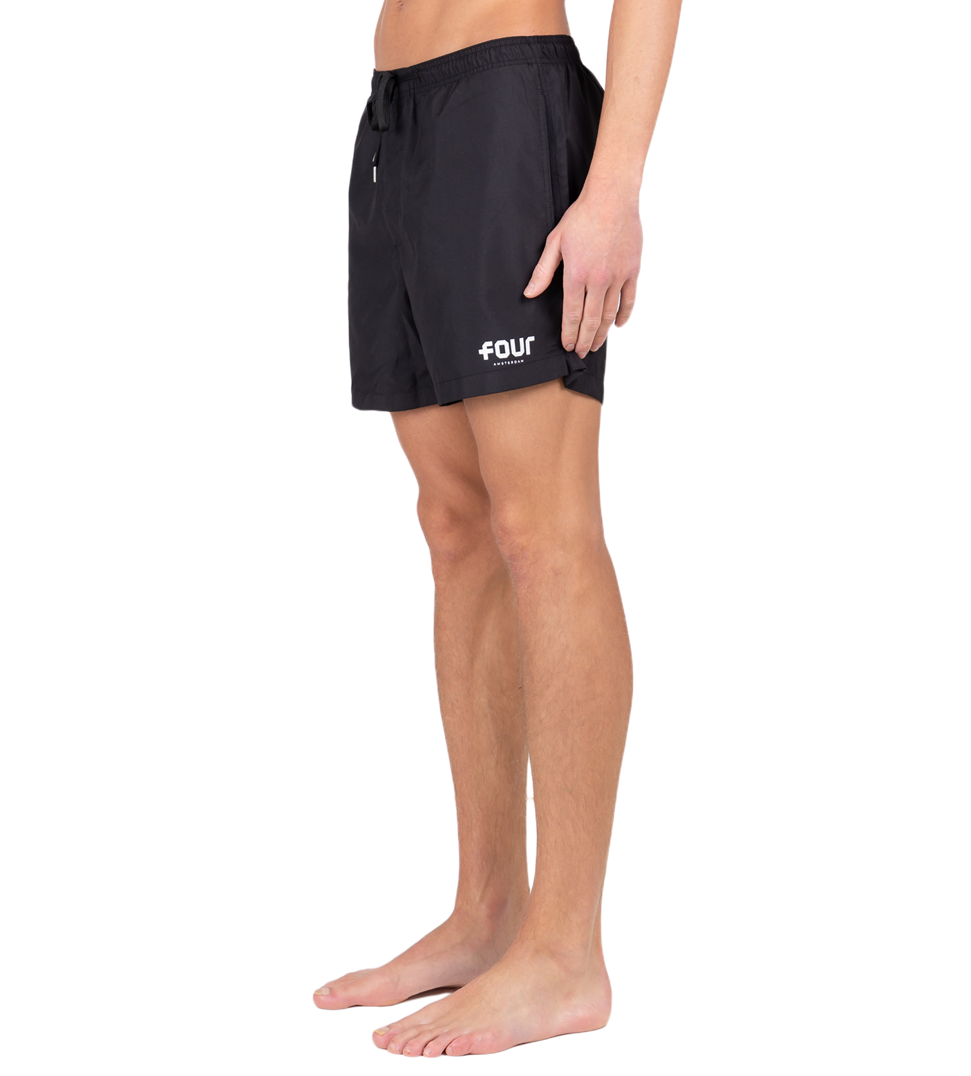 Logo Swim Shorts Black