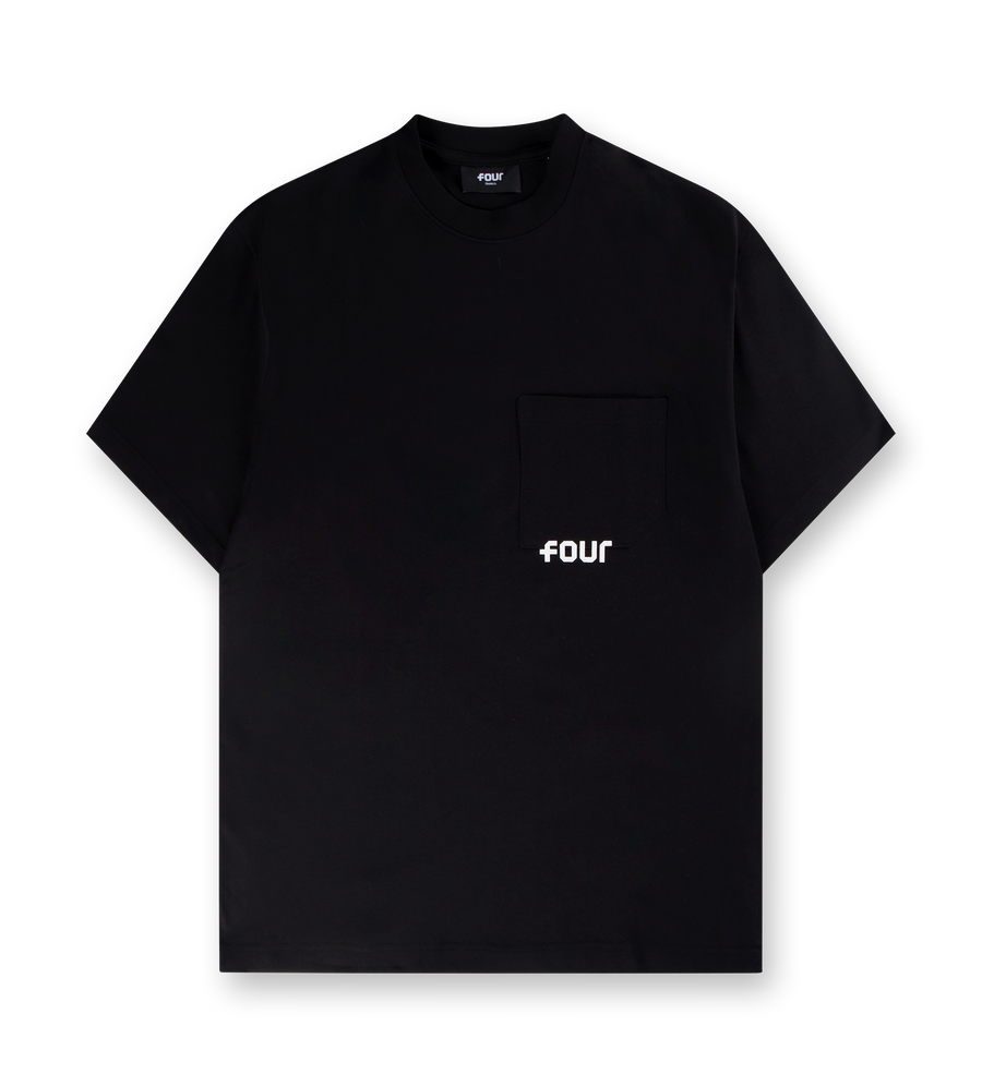 Logo Pocket Tee Jet Black