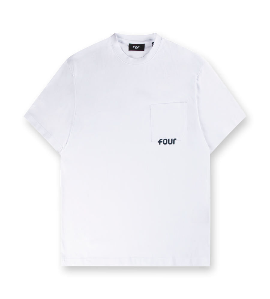 Logo Pocket Tee White