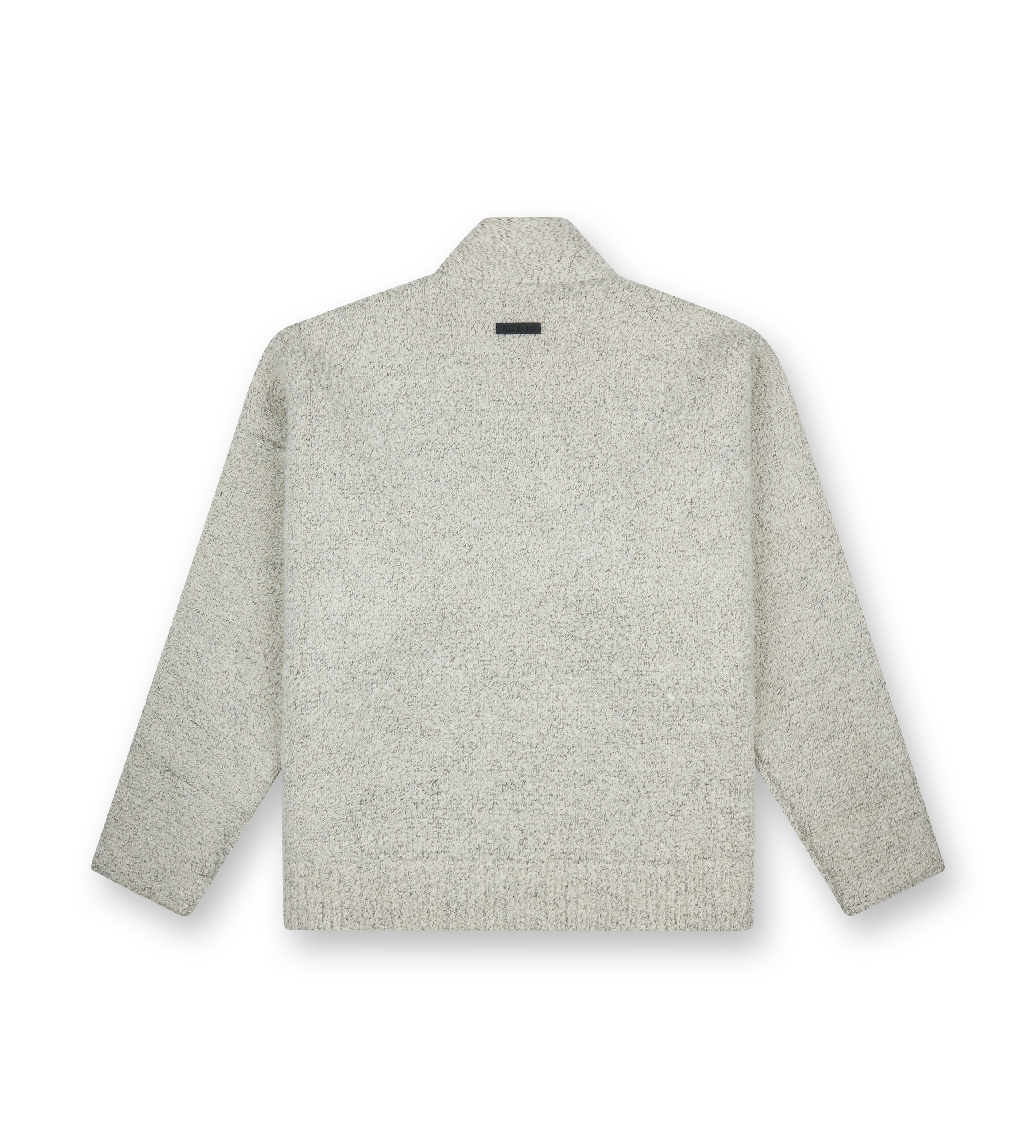 Wool Mohair V-neck Sweater White