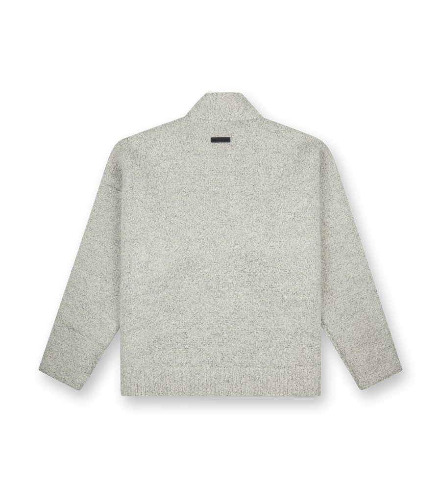 Wool Mohair V-neck Sweater White