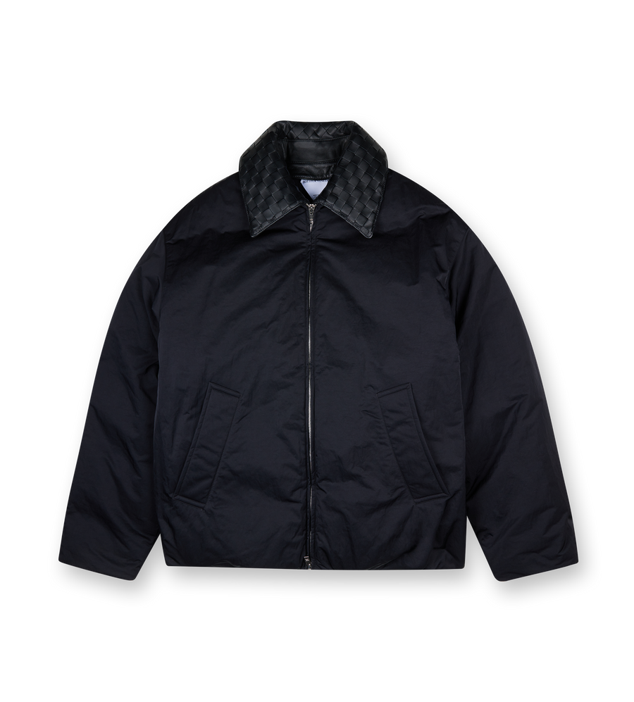 Tech Nylon Puffer Jacket Black